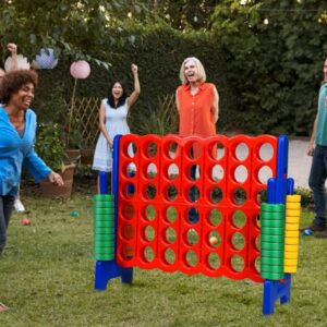 Giant yard game connect four