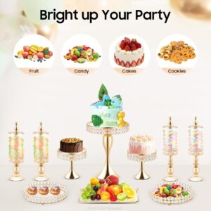 Gold cake stand display set
