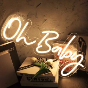 Oh baby neon sign