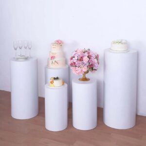 5pcs cake cylinders Risers $70