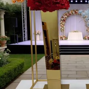 80cm mirror stands for table centerpieces and aisle