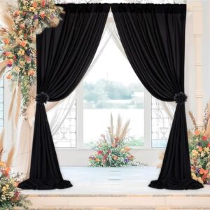 10x5ft black drapes