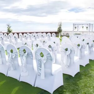 White chair cover